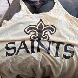 Saints Women's Cream Tank Top